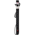 Activejet COMBO 12 socket power strip 1,5m black