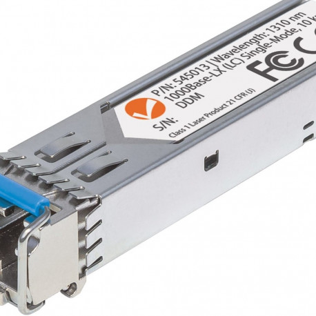 Intellinet Transceiver Module Optical, Gigabit Fiber SFP, 1000Base-Lx (LC) Single-Mode Port, 10km, M