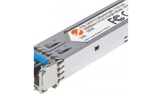 Intellinet Transceiver Module Optical, Gigabit Fiber SFP, 1000Base-Lx (LC) Single-Mode Port, 10km, M