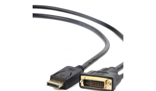 Gembird CC-DPM-DVIM-6 videoadapter 1.8 m DisplayPort DVI must