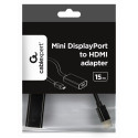 Gembird A-MDPM-HDMIF-02 video cable adapter Mini DisplayPort HDMI Type A (Standard) Black