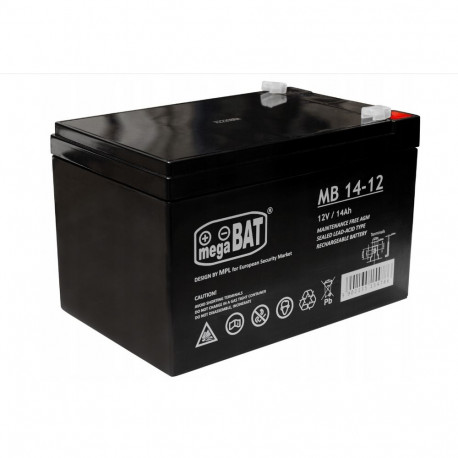 AGM geelakuga aku autole 12V14Ah