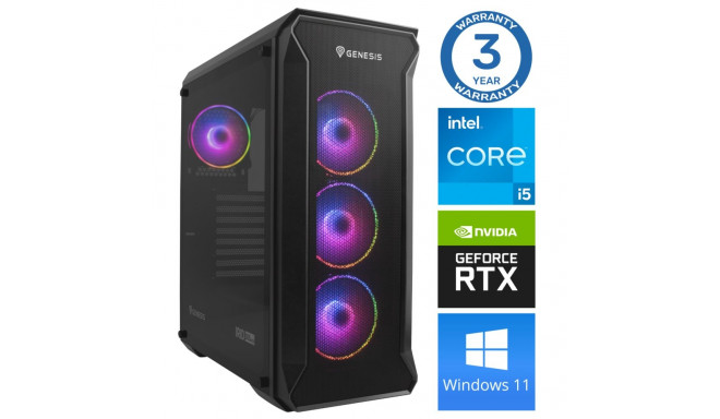 INTOP i5-12400F 32GB 250SSD M.2 NVME+2TB RTX5060Ti 16GB WIN11Pro