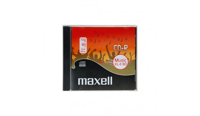 MAXELL CD-R 700MB MUSIC XL-II 80 MIN JEWEL CASE*10 624880.00.CN