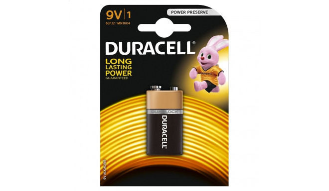 Duracell battery Alkaline Basic 9V M Blister 1pcs