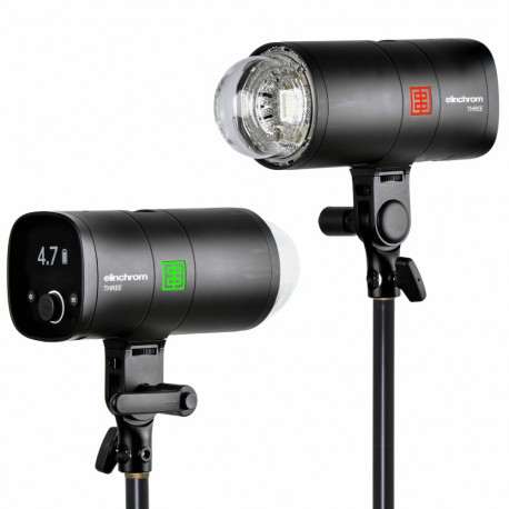 Elinchrom THREE kaameraväliste välklampide topeltkomplekt