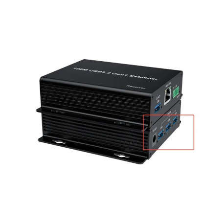 PremiumCord 4-port USB 3.2  5Gbps Extender Adapter via Cat5e/Cat6 up to 100m