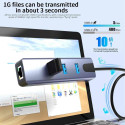 PremiumCord Adapter USB-C to Gigabit 10/100/1000Mbps + 3x USB3.2 connector