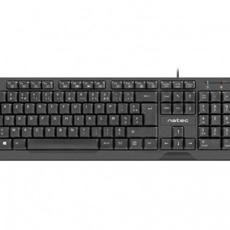 KEYBOARD NATEC TROUT SLIM FR LAYOUT BLACK