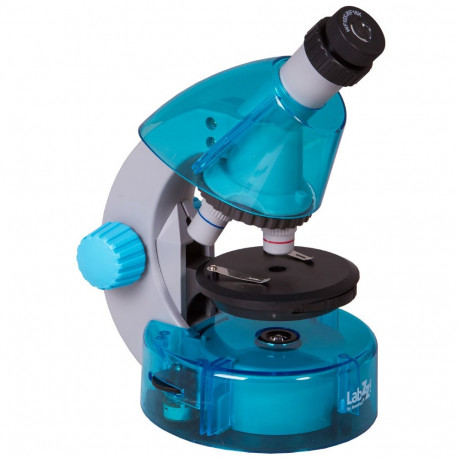 Microscope for children, Levenhuk LabZZ M101 Azure, 40x-640x, with Experiment kit