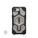 UAG Urban Armor Gear case MONARCH PRO compatible with MagSafe for IPHONE 16e titanium