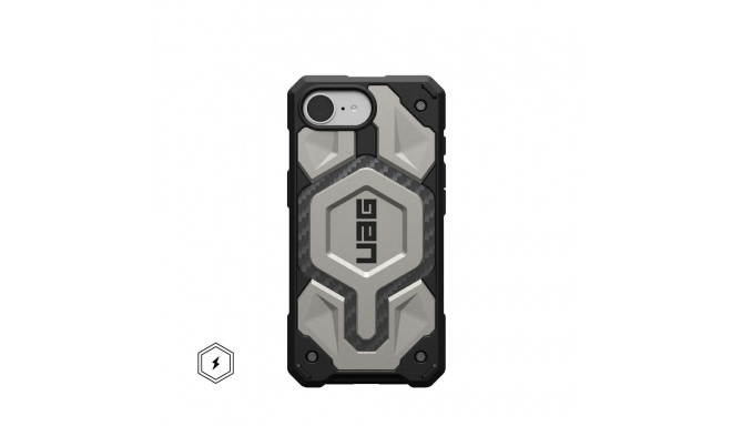 UAG Urban Armor Gear case MONARCH PRO compatible with MagSafe for IPHONE 16e titanium