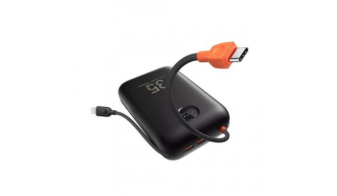 VEGER powerbank 30000 mAh with built-in cables Type C / Lightning PD QC3.0 35W K3 (W3018) black