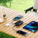 VEGER powerbank 30000 mAh with built-in cables Type C / Lightning PD QC3.0 35W K3 (W3018) black
