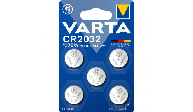 "Batterie Knopfzelle CR2032 *Varta* 5-Pack"