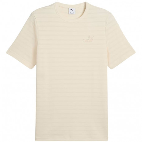 Koszulka męska Puma Ess Elevated Structured Tee beżowa 684722 99 M