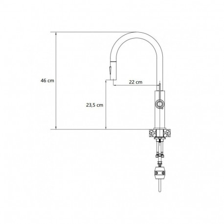 Quadron JENNIFER Q LINE SLIM 3623510_PVDG1, kuldne