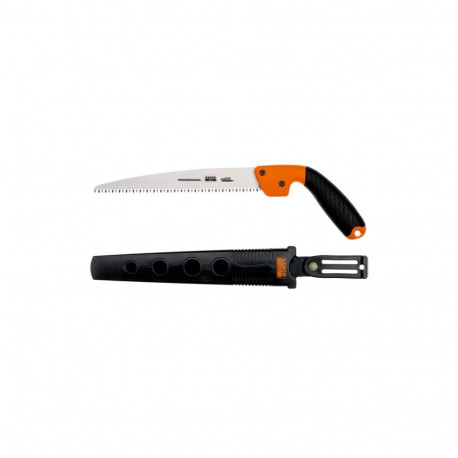 Bacho handheld pruning saw with dual-component handle and holster 5 TPI for living wood, 240mm