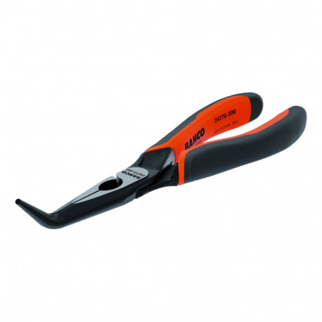 Bahco ERGO™ 60° curved nose pliers – ergonomic two-component handle, non-slip grip, 160mm length