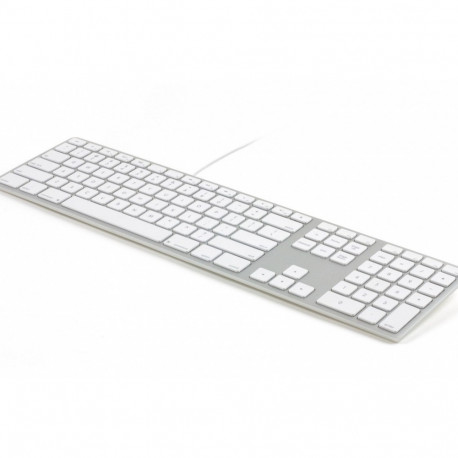 Aluminum Wired Keyboard with 2-Port USB Hub for Mac - Space Gray
