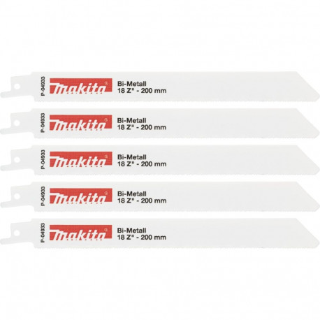 Makita P-04933 Recipro Blade BIM 200/18Z