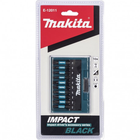 Makita E-12011 Impact Black Bit Set 10 pcs