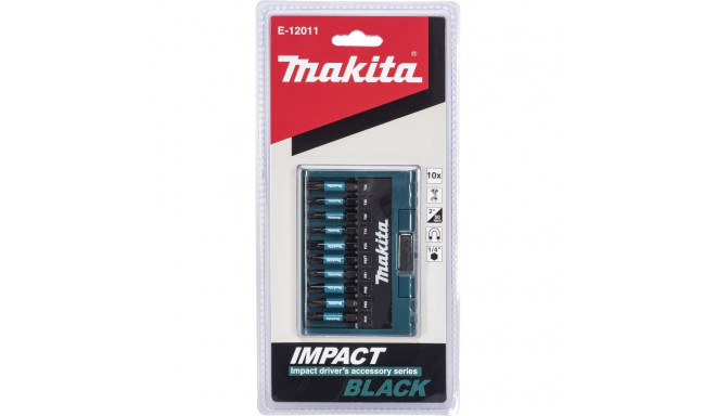 Makita E-12011 löök must otsikute komplekt 10 tk
