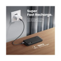 "10000mAh Two-way Fast Charging Powerbank Black"
