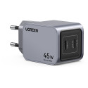 "UGREEN Nexode Pro 45W Dual USB-C GaN Fast Charger EU gray"