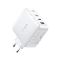 "UGREEN USB-A+3xUSB-C 100W GaN Tech Fast Wall Charger EU White"