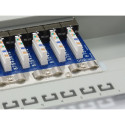 "Equip Patchpanel 16x RJ45 Cat6 19"" FTP 1HE ISO/IEC hellgrau"