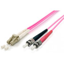 "Equip LWL Patchkabel LC->ST 2.00m Multimode Duplex OM4 vi Polybeutel"