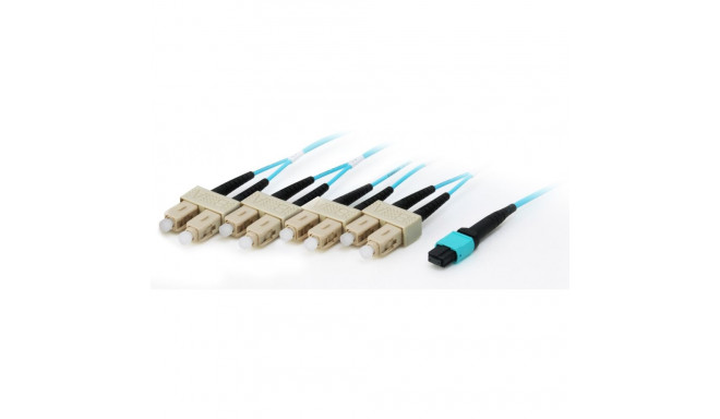 "Equip MTP/SC Trunk Fiber Patch Cord OM4 M/M 15.00m Polybeutel"