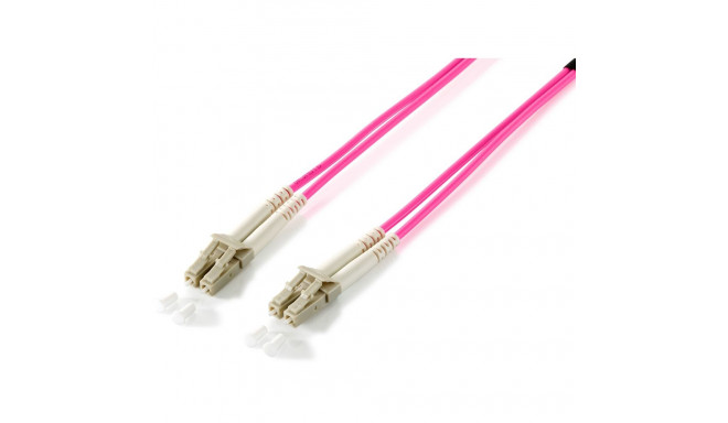 "Equip LWL Patchkabel LC->LC 7.50m Multimode Duplex OM4 vio Polybeutel"