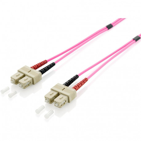 "Equip LWL Patchkabel SC->SC 3.00m Multimode Duplex OM4 vi Polybeutel"