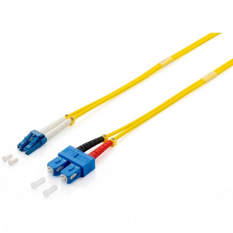 "Equip LWL Patchkabel LC->SC 5.00m Singlemode Duplex OS2 ge Polybeutel"