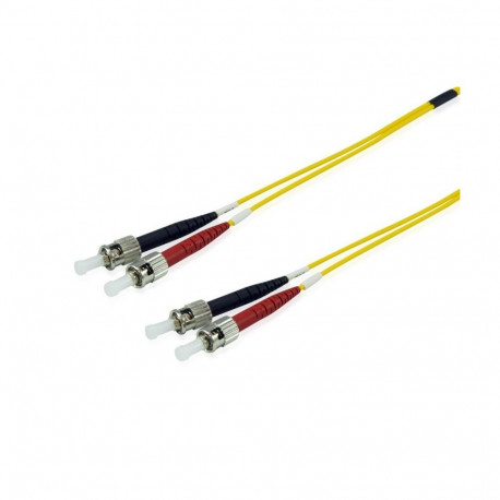 "Equip LWL Patchkabel ST->ST 1.00m Singlemode Duplex OS2 ge Polybeutel"