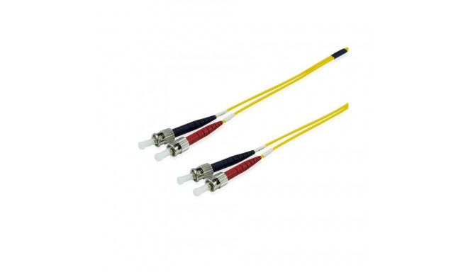 "Equip LWL Patchkabel ST->ST 1.00m Singlemode Duplex OS2 ge Polybeutel"