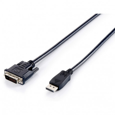 "Equip Displayport->DVI(24+1) St/St 2.0m 1920x1200/60Hz sw Polybeutel"