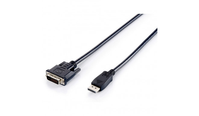 "Equip Displayport->DVI(24+1) St/St 2.0m 1920x1200/60Hz sw Polybeutel"