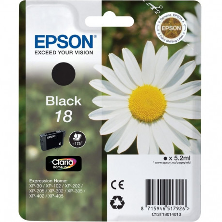 "Epson Tinte 18 black T1801"