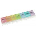 Pill box with 7 compartments
