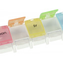 Pill box with 7 compartments