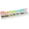 Pill box with 7 compartments