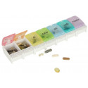 Pill box with 7 compartments