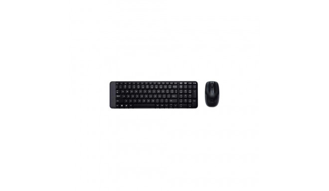 Logitech MK 220 WRL Set Keyboard + Mouse Black (ENG)