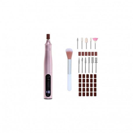 Adler AD 2181 Nail milling machine - 11-in-1 set Pink