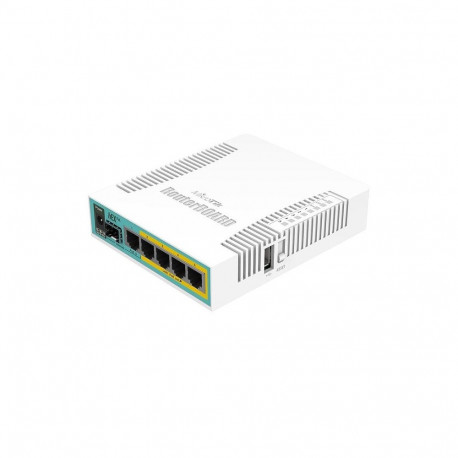 Mikrotik hEX PoE juhtmega valge ruuter