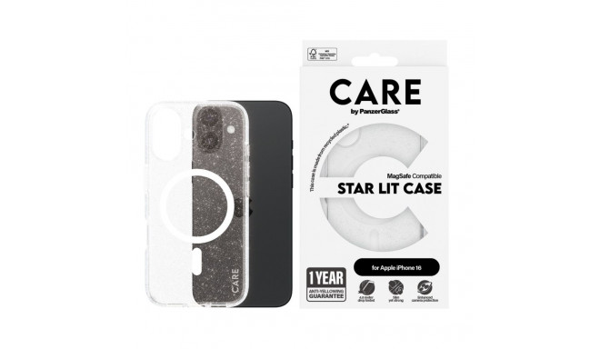 PanzerGlass CARE by ® Flagship ümbris urban combat star lit valge MagSafe iPhone 16