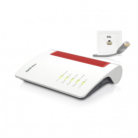 FRITZ!Box juhtmevaba kaheribaline ruuter 7690 2.5 Gigabit Ethernet (2.4GHz/5GHz), valge
